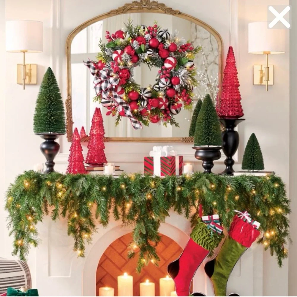 Frontgate Cascading Garland 6 FT - NWT